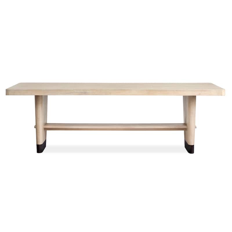 Salt Life Home Sunset Cove Sanibel Brown Trestle Dining Table - 40''W x 96''D x 30''H