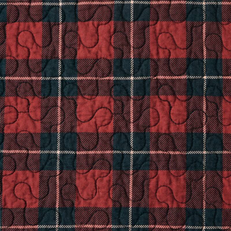 Paseo Road by HiEnd Accents Woodland Plaid Reversible Quilt Set, King, 3PC