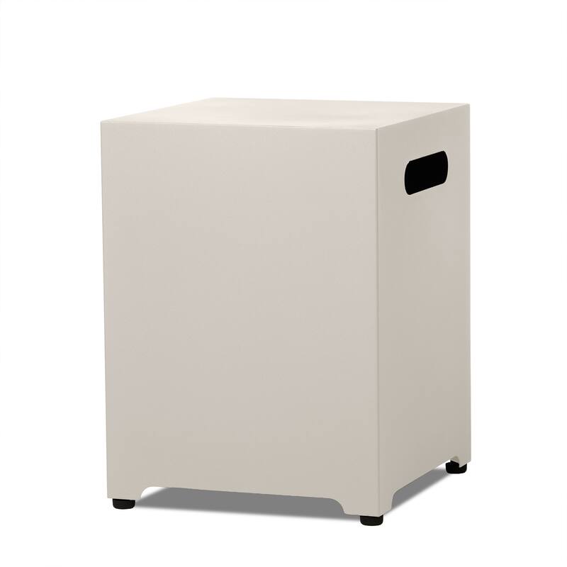 Square Metal Propane Tank Cover by Real Flame - 15.125" L x 15.125" W x 20.25" H