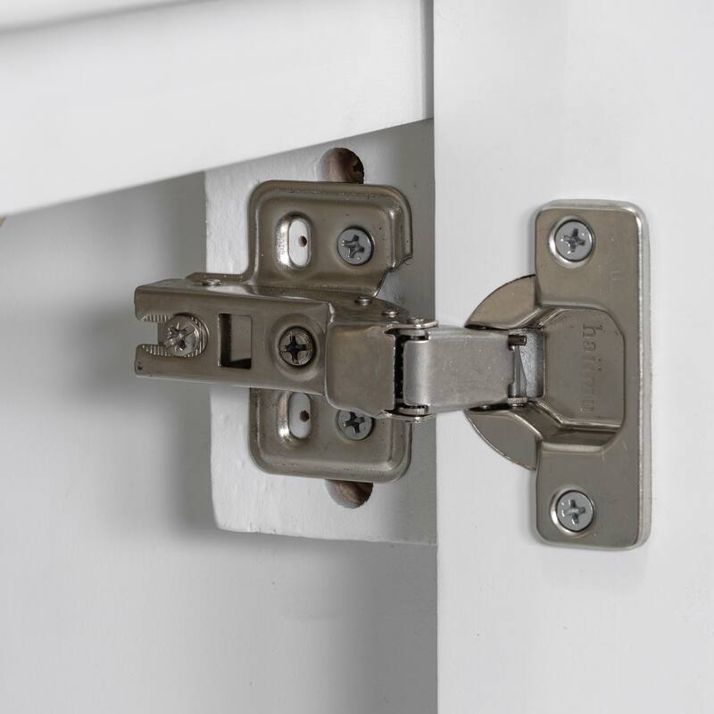 Bathroom Vanity with Sink, Bathroom Cabinet with Soft Closing Door, Storage Rack & Drawer, Free Standing Wood Vanity Set