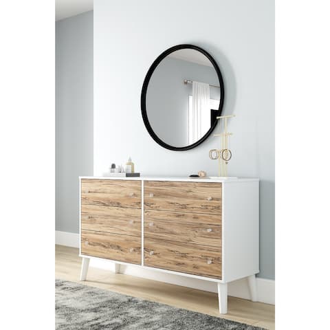 Ashley Furniture Piperton Two-tone Brown/White Chest of Drawers