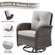 preview thumbnail 39 of 68, Outdoor Swivel Rocker Chairs with Sofa Table