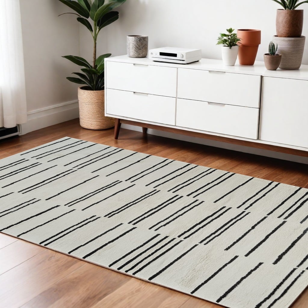 Bewi Distressed Abstract Modern Stain Resistant Soft Durable Area Rug By HomeRoots - 4' X 6'