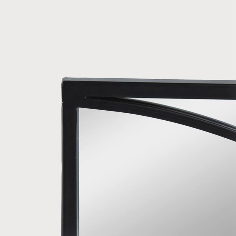 32" Rectangular Wall Mirrors with Black Frame