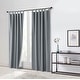 preview thumbnail 45 of 53, ThermaLogic Weathermate Insulated Cotton Tab Top Curtain Panel - Pair Dolphin Grey - 40" x 84"