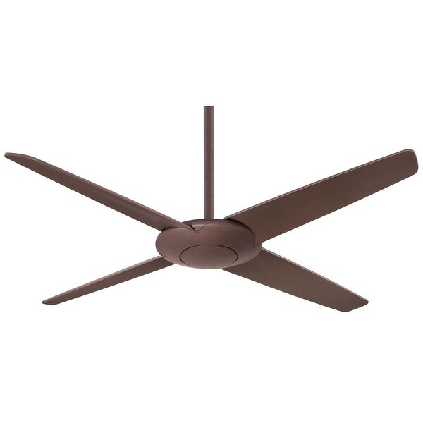 MinkaAire Pancake 52" 4 Blade Energy Star Indoor Ceiling Fan with Blades, Hand Held Remote Included - n/a