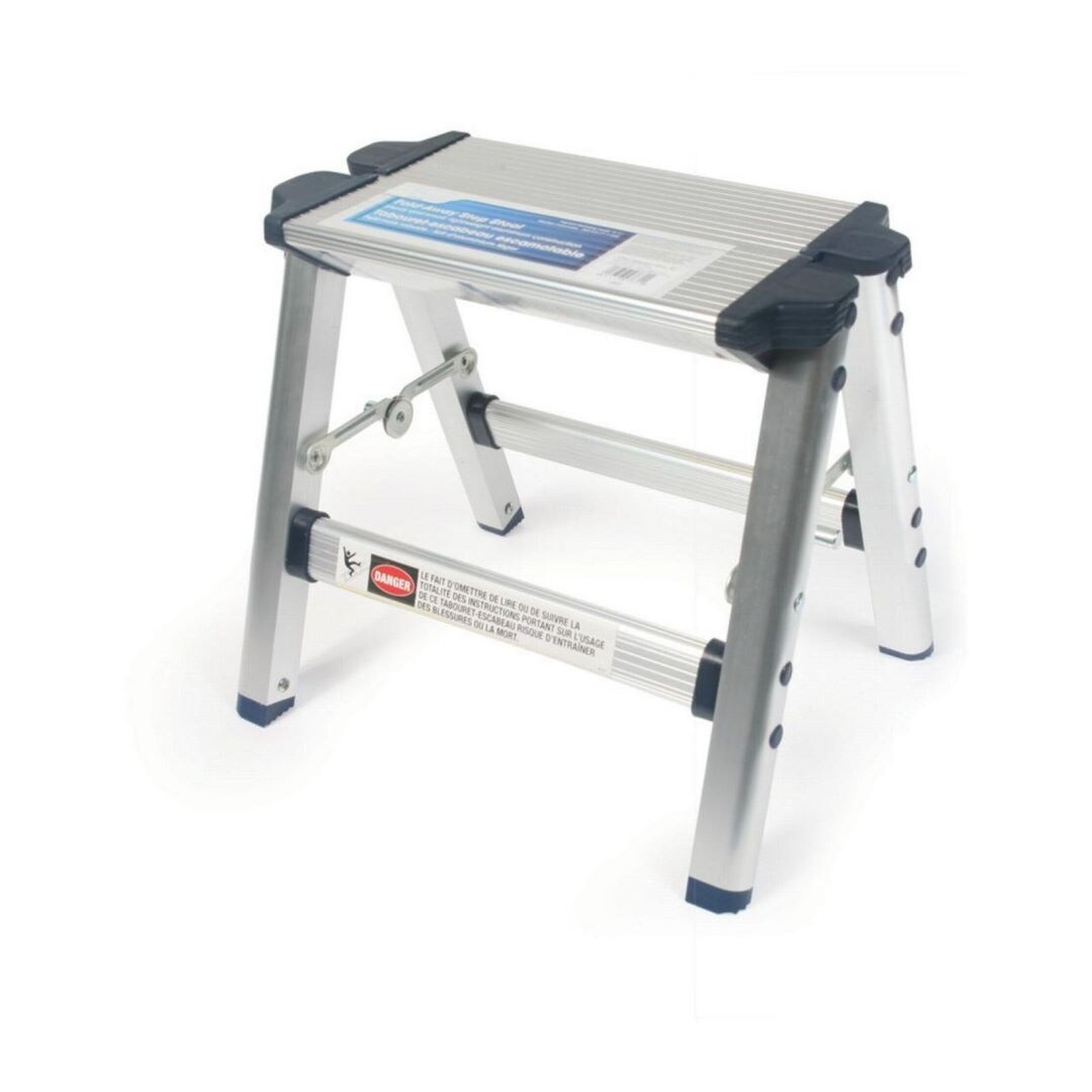 Single Step Stool Folding with Plastic Feet Bed Bath Beyond