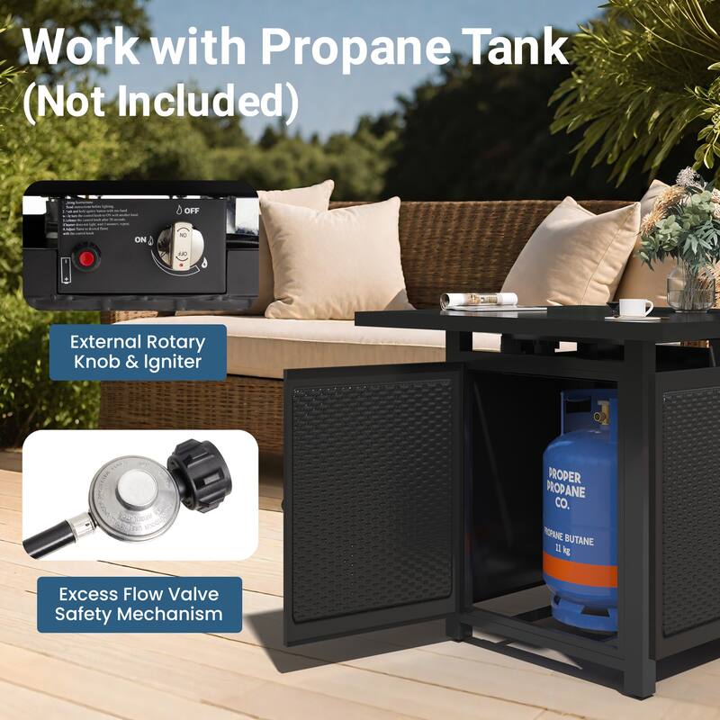 30'' Propane Fire Pit Table