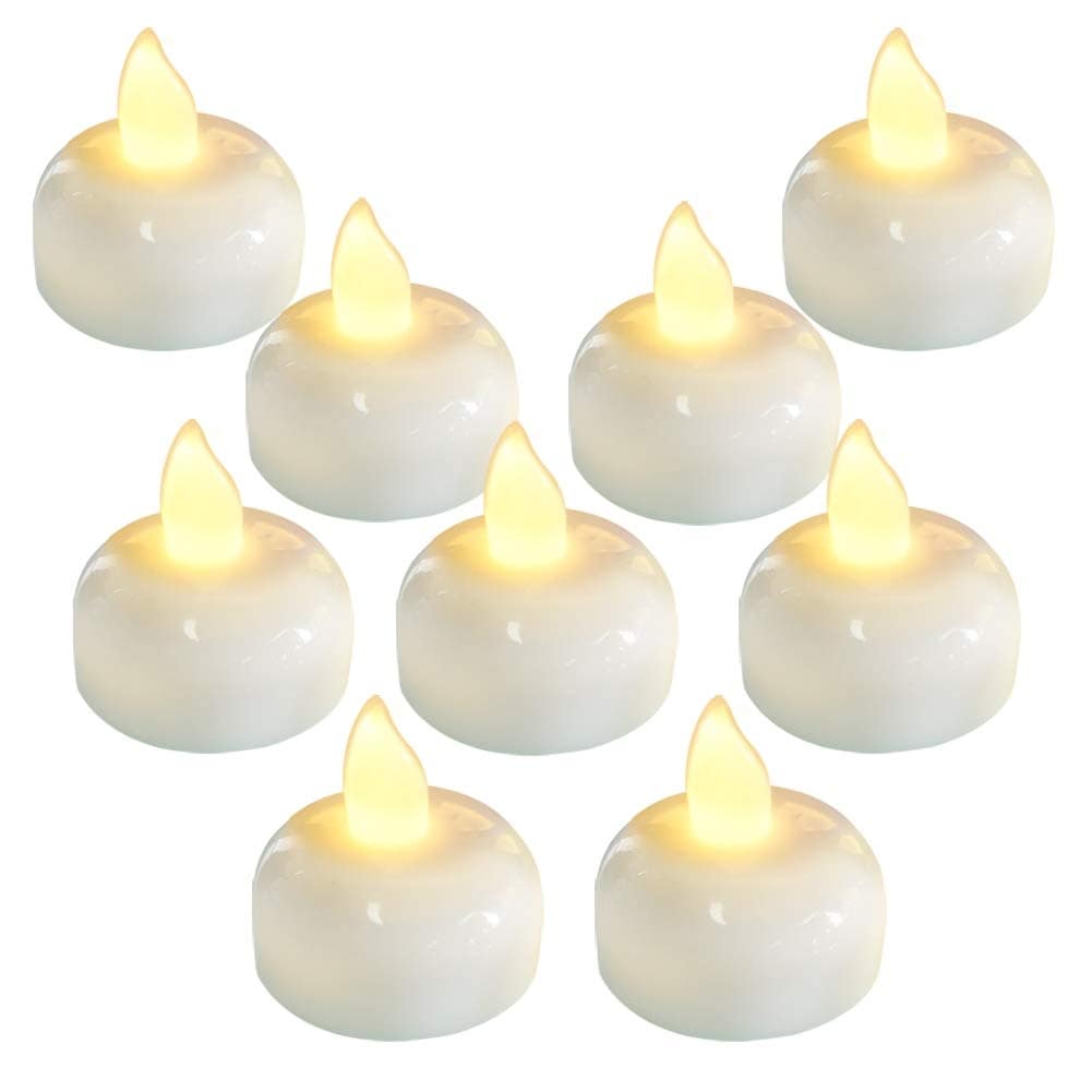 Battery Operated Flic Homemory 10” X 4" Waterproof Outdoor Flameless Candles 
