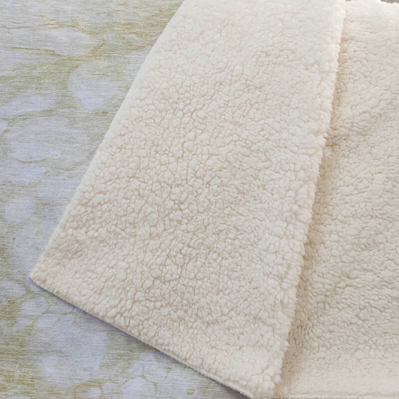 Premium Machine Washable Abstract Modern Sherpa Throw Blanket