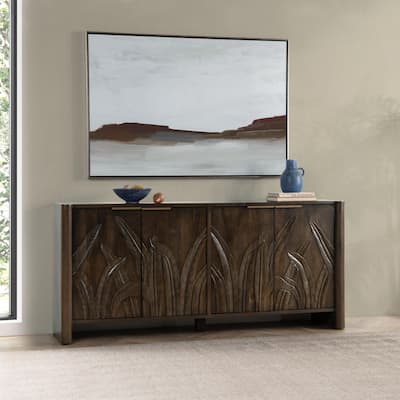 Classic Home Ledro 82" Solid Wood Sideboard