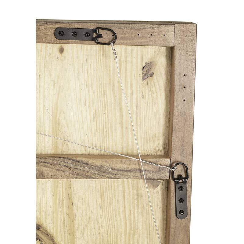 Signature Design by Ashley Lenora Distressed Brown Wall Decor