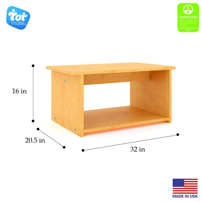 Tot Mate Laminate Toddler Play Center, 32" W x 20.5" D x 16" H, Ready To Assemble