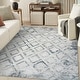 preview thumbnail 62 of 64, Nourison Dekor Indoor only Diamond Area Rug Grey/Navy - 7'10" x 9'10"