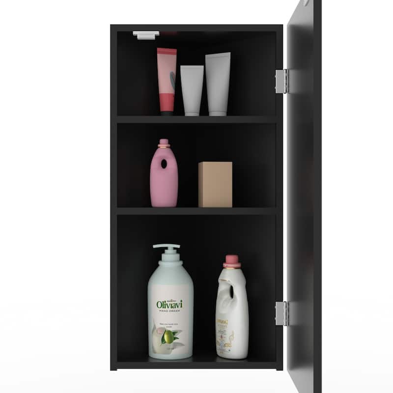Triple Shelf Storage Cabinet Bathroom Triangle Cabinet