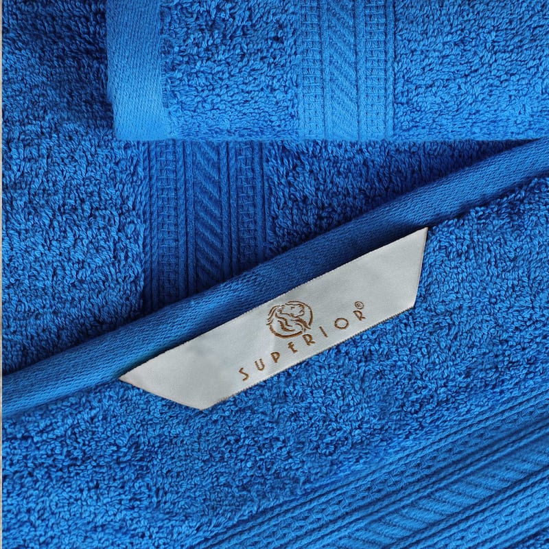 Superior Long Staple Combed Cotton Solid Bath Sheet - (Set of 2)