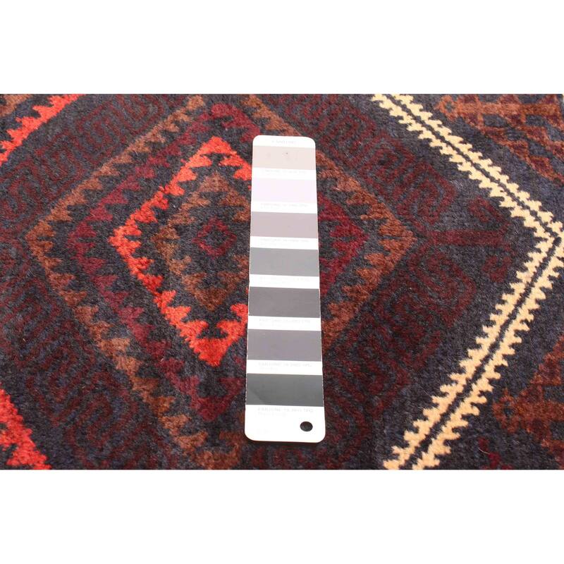 ECARPETGALLERY Hand-knotted Teimani Dark Grey Wool Rug - 3'3 x 4'8