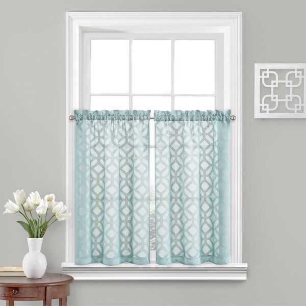 Porch & Den Orchaedia Trellis Pattern Tier Pair - 52x45. Opens flyout.
