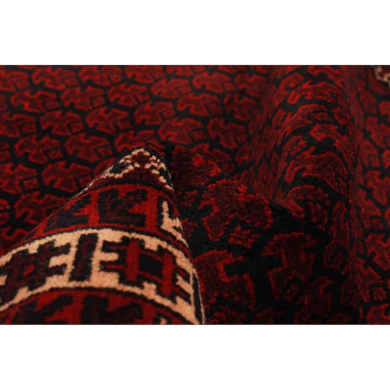 Teimani Burgundy Rug 2'10" x 4'4" - 2'10 x 4'4
