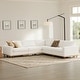 preview thumbnail 55 of 149, Pamela Oversized Modular Sectional Sofa Couch Cream-Fabric-Coner sofa
