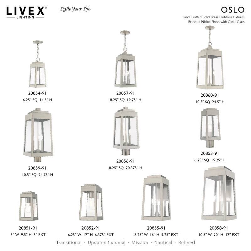 Livex Lighting 1-Light Outdoor Wall Lantern, 20851