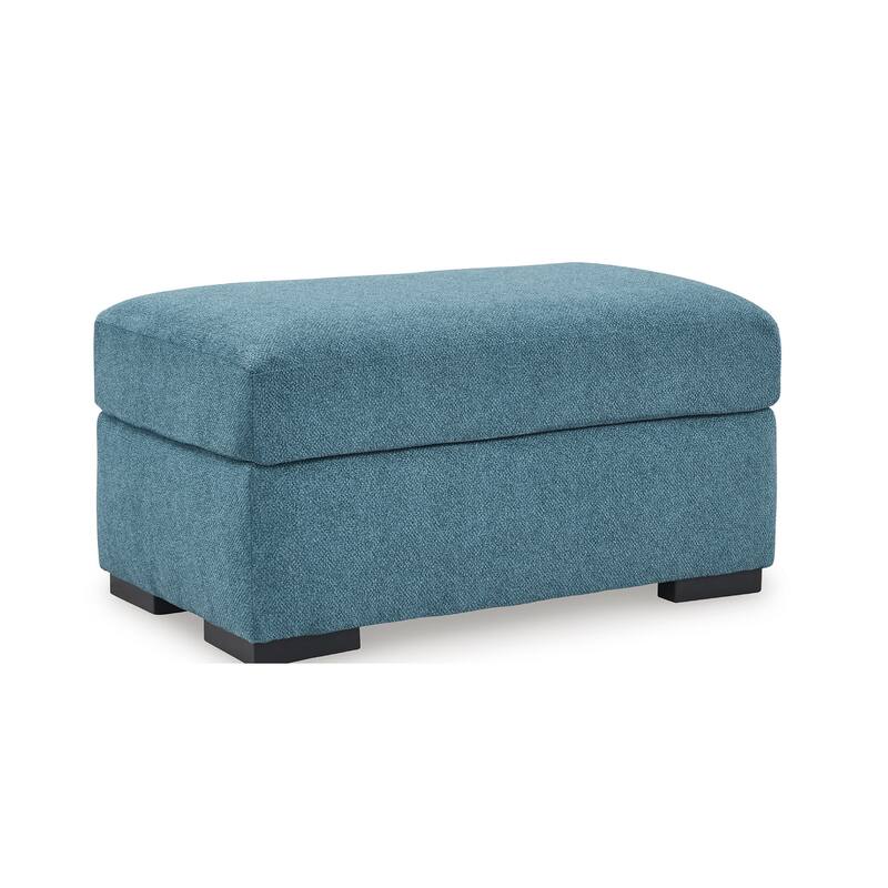 Signature Design by Ashley Keerwick Blue/Green Ottoman