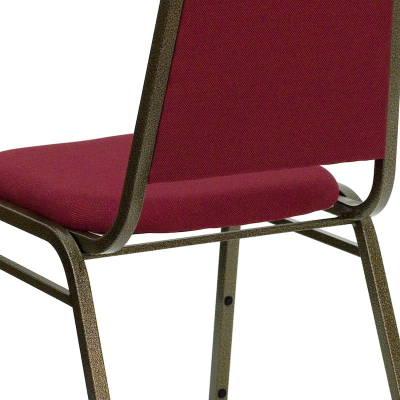 Trapezoidal Back Stacking Banquet Chair with 1.5" Thick Seat - 20.25"D x 17.5"W x 34"H