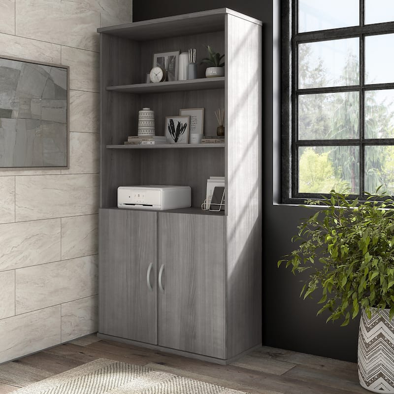 Hybrid Tall 5 Shelf Bookcase by Bush Business Furniture
