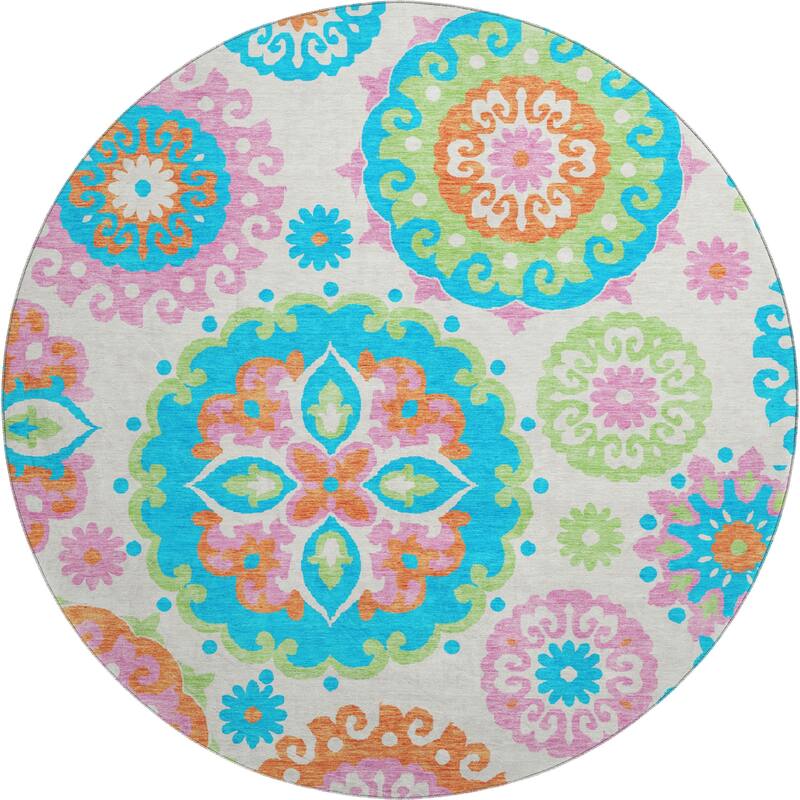Premium Washable Super Soft Boho Suzani Mayfield Rug