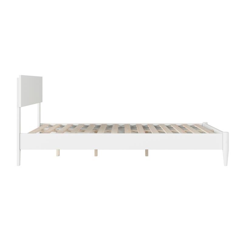 Aria Solid Wood Modern Low Profile Platform Bed