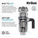 preview thumbnail 10 of 16, KRAUS WasteGuard Continuous Feed Garbage Disposal for Kitchen Sinks