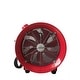 preview thumbnail 1 of 1, iLIVING 12 Inch Explosion Proof Ventilation Fan, 550W, 2720 CFM, Red