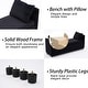 preview thumbnail 35 of 72, Velvet/Leather Storage Bench for Bedroom,End of Bed Bench for King Size Bed, Modern Upholstered Long Ottoman Bench for Entryway