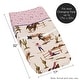 preview thumbnail 5 of 4, Sweet Jojo Designs Western Cowgirl Girl Changing Pad Cover Wild West Bandana Paisley Vintage Country Animal Southwest Brown Pink