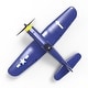 preview thumbnail 4 of 4, ZOHD Mini F4U V2 EPP 400mm Wingspan 2.4G 6-Axis Gyro Aerobatic RC Airplane Trainer Fixed Wing RTF Three batterries