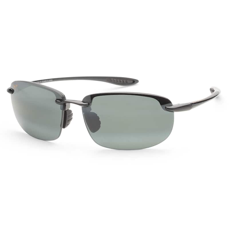 Maui Jim Men's Hookipa 64 mm Black Sunglasses MJ0407SA-001