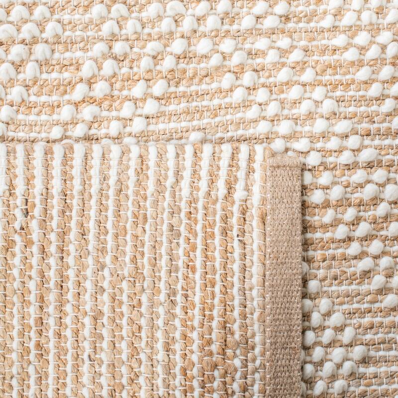 SAFAVIEH Handmade Natura Ulderica Diamond Jute & Wool Rug