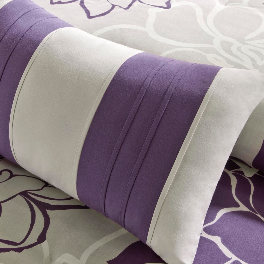 Gracie Mills Glenda Floral Printed Comforter Set - Bed Bath & Beyond ...