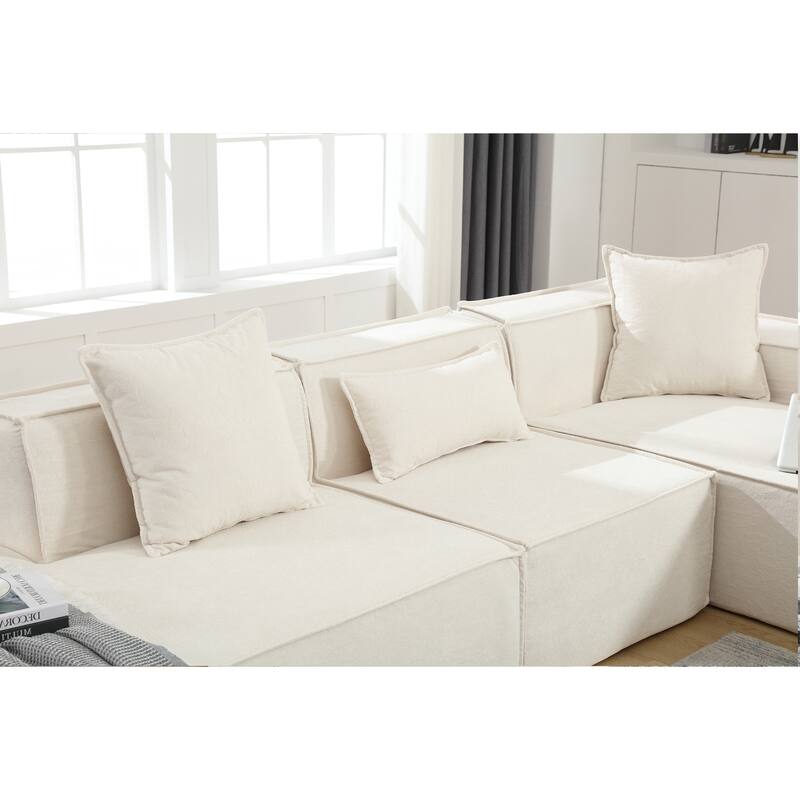 Modular Combination Living Room Sofa Set,Modern Minimalist Sofa,Free Installation Sofa,L-shaped,Italian Minimalist Sofa