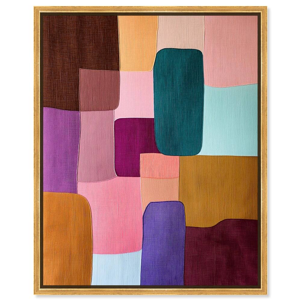 Color Block Cadence II Canvas by Art Remedy