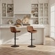 preview thumbnail 49 of 60, Art Leon Adjustable Height Swivel Barstool, Set of 2