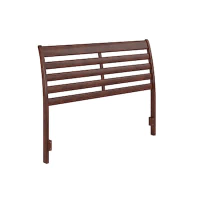 Solid Wood Headboard - Gothic Grace Design, USB Charger, Walnut Finish, Twin Queen King Size