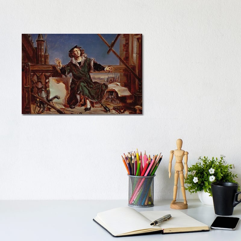 iCanvas "Nicolaus Copernicus The Astronomer" by Jan Matejko Canvas Print - 8x12x0.75