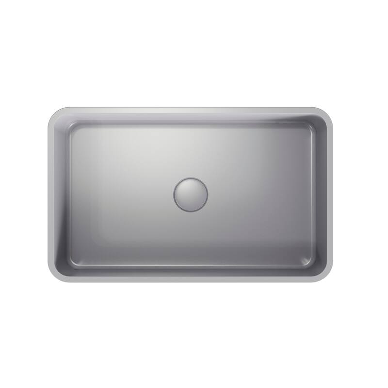 Topcraft 20.5'' Concrete Rectangular Bathroom Vessel Sinks