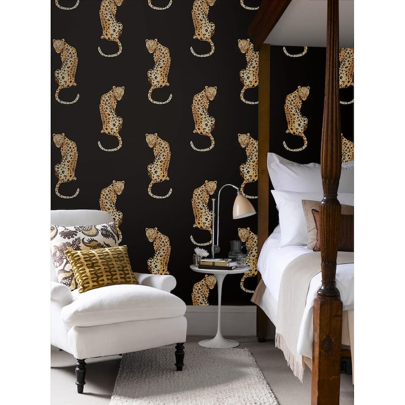 Daisy Bennett Designs Leopard King Peel and Stick Wallpaper