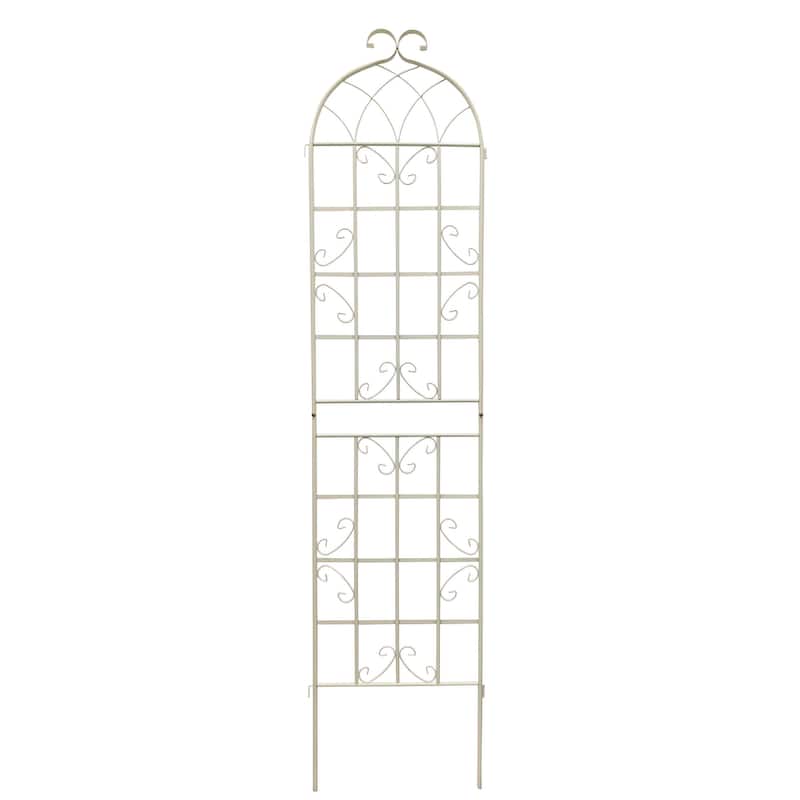 4 Pack Metal Garden Trellis Rustproof Trellis for Climbing Plants Outdoor Flower Support Green