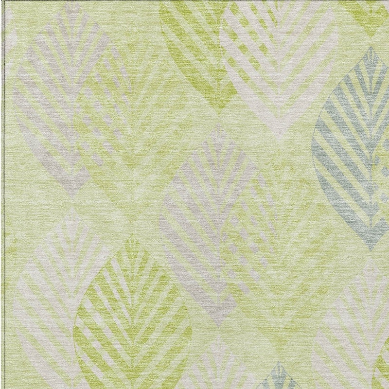 HomeRoots Floral Transitional Rectangle Outdoor Rug