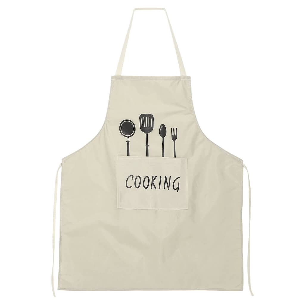 3pcs Bib Apron 72x65cm Unisex Cooking Aprons with 2 Pockets - 28.35" x 25.59"