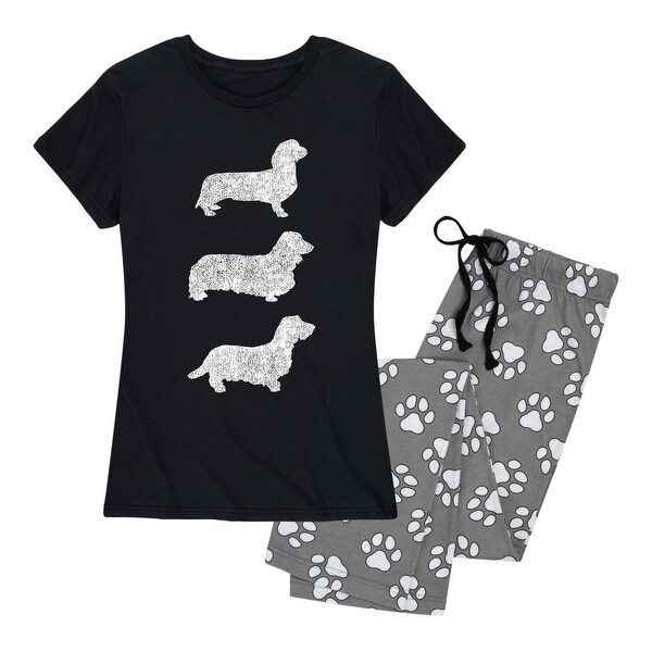 dachshund pj set