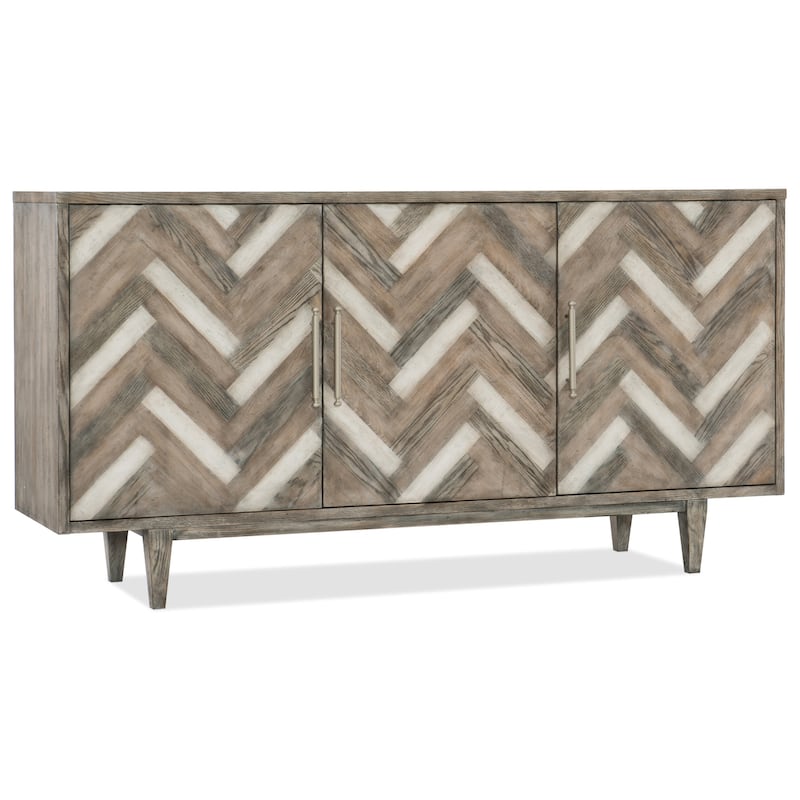Hooker Furniture Natural Beauty 70" Wide 2 Shelf Cherry and Oak Wood - Medium Wood